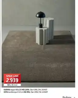 Bohus KARMA teppe tilbud