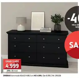 Bohus DRØBAK kommode tilbud
