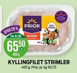 Kiwi KYLLINGFILET STRIMLER tilbud