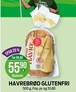 Kiwi HAVREBRØD GLUTENFRI tilbud