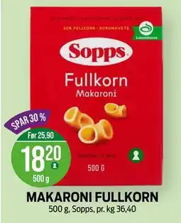 Kiwi MAKARONI FULLKORN tilbud