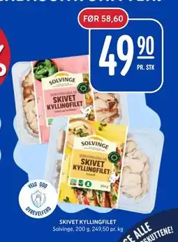 Rema 1000 SKIVET KYLLINGFILET tilbud