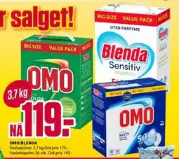 Europris OMO/BLENDA tilbud