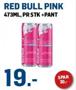 Price Lagerbutikk RED BULL Pink tilbud