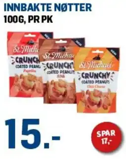 Price Lagerbutikk Innbakte nøtter tilbud