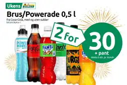 Nærbutikken Brus/powerade tilbud