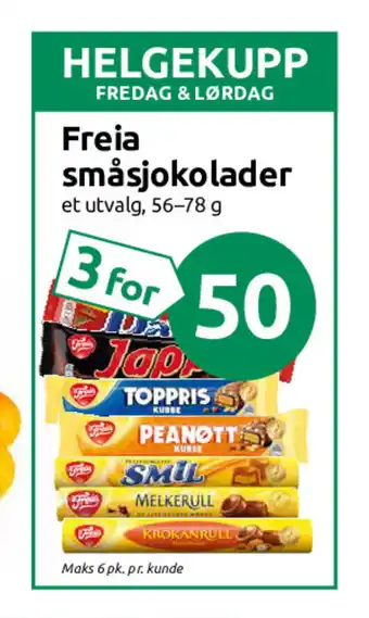 FREIA Småsjokolader