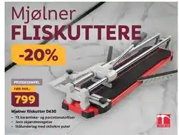 Megaflis Mjølner fliskutter D630 tilbud