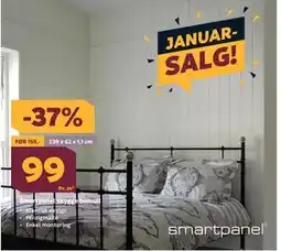 Megaflis Smartpanel skygge bomull tilbud