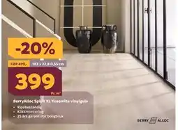 Megaflis BerryAlloc Spirit XL Yosemite vinylgulv tilbud