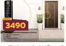 Megaflis Heimgard elektronisk dørlåspakke m/hub pro tilbud