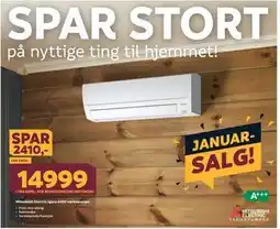 Megaflis Mitsubishi Electric Iguru 6200 varmepumpe tilbud