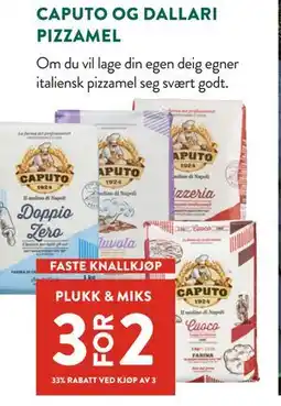 Jacobs CAPUTO OG DALLARI PIZZAMEL tilbud