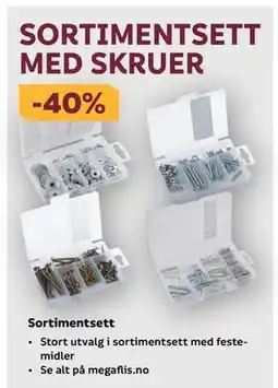 Megaflis Sortimentsett tilbud