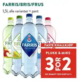 Jacobs FARRIS/BRIS/FRUS tilbud