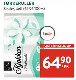 Jacobs TØRKERULLER tilbud