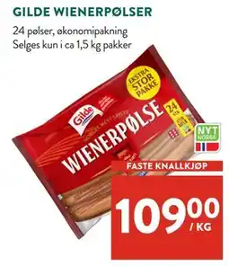 Jacobs GILDE WIENERPØLSER tilbud