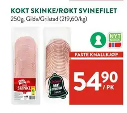 Jacobs KOKT SKINKE/RØKT SVINEFILET tilbud