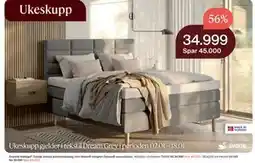 Møbelringen Svane Intelligel Deluxe Amelia kontinentalseng med Svane integrert Deluxe overmadrass tilbud