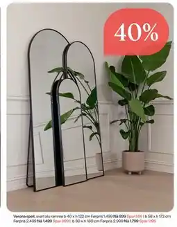 Møbelringen Verona speil tilbud