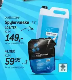 Thansen Spylervæske tilbud