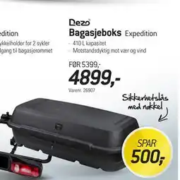 Thansen Bagasjeboks tilbud