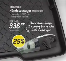 Thansen Håndstøvsuger tilbud