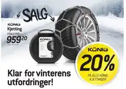 Thansen 20% PÅ ALLE KÖNIG KJETTINGER tilbud