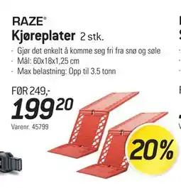 Thansen Kjøreplater tilbud