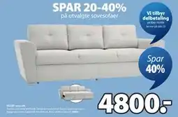 JYSK VEJLBY sovesofa tilbud