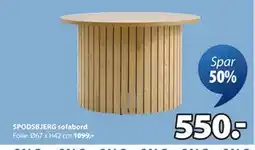 JYSK SPODSBJERG sofabord tilbud