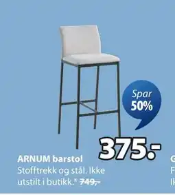 JYSK ARNUM barstol tilbud