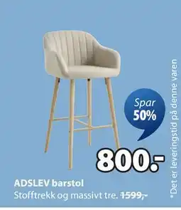 JYSK ADSLEV barstol tilbud