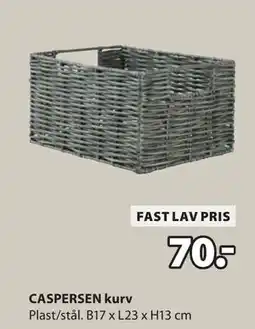 JYSK CASPERSEN kurv tilbud