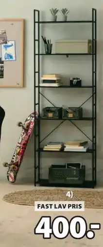 JYSK ASTRUP reol Folie og stål tilbud