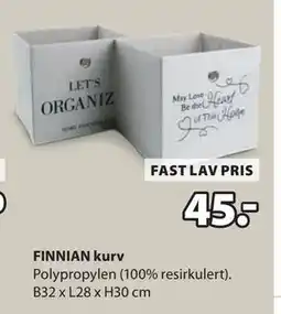 JYSK FINNIAN kurv tilbud