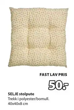 JYSK SELJE stolpute tilbud