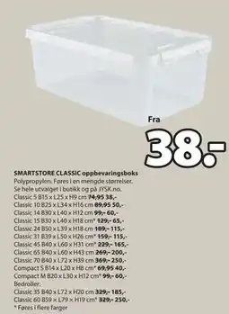 JYSK SMARTSTORE CLASSIC oppbevaringsboks tilbud