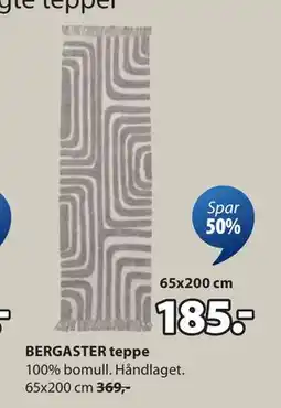 JYSK BERGASTER teppe tilbud