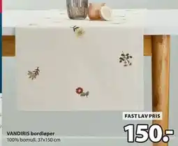 JYSK VANDIRIS bordløper tilbud