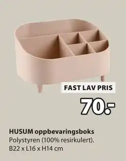 JYSK HUSUM oppbevaringsboks tilbud
