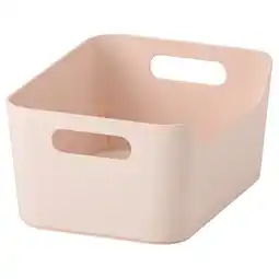 IKEA Uppdatera Kasse, lys rosa, 24x17 cm tilbud