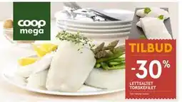 Coop Mega LETTSALTET TORSKEFILET tilbud