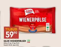 Coop Mega GILDE WIENERPØLSER tilbud