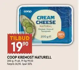 Coop Mega COOP KREMOST NATURELL tilbud
