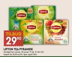 Coop Mega LIPTON TEA PYRAMIDE tilbud