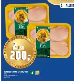 Coop Obs DEN STOLTE HANE KYLLINGFILET tilbud