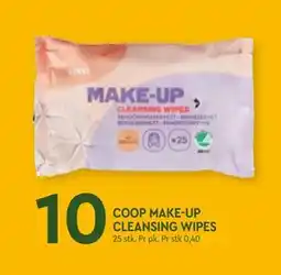Coop Mega COOP MAKE-UP CLEANSING WIPES tilbud