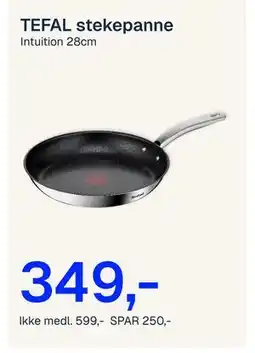 Jernia TEFAL stekepanne tilbud