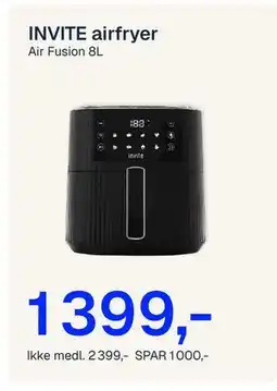 Jernia INVITE airfryer tilbud
